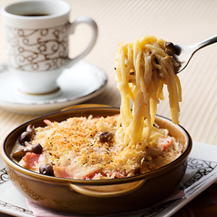 燻しbrーコントしめじのスパグラタン<ミニサラダ付>単品