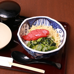 明太高菜ごはん(だし付き)