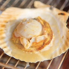ホタテの炭火焼き