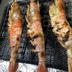 焼きエビ 3本