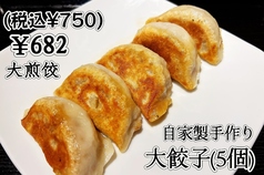 自家製手作り大餃子(5個)