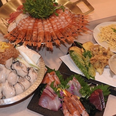 炭焼炉端 魚のいしさかのコース写真