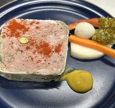 豚肉と鶏肉レバーのテリーヌ