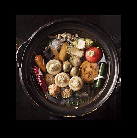 店主こだわりのおでんと冷酒で一杯。接待・食事会にも最適です。