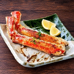 たらば蟹のバター焼き
