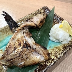ハマチのカマ塩焼き