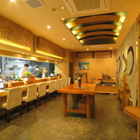 こだわりの空間　～木の温もりが生む落ち着き～