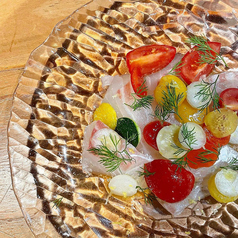 【季節メニュー】鯛のカルパッチョ