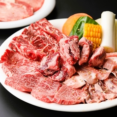 【豪華盛合せ】 (国産牛&厳選牛・お肉500g)  3～4名様向け
