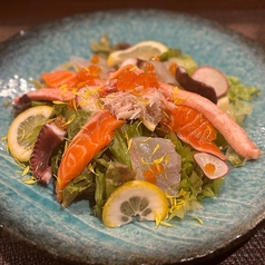 鮮魚のカルパッチョサラダ