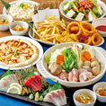 お刺身、お肉、揚げ物の盛り合わせなど、コスパ抜群のコースを複数ご用意★