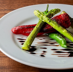 季節の野菜 炭火焼き