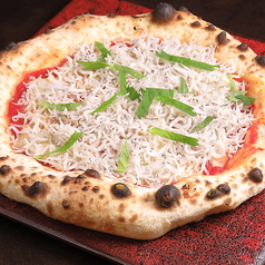 《トマト系》しらすと大葉のピッツァ