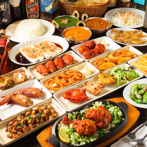 昼は本格カレー！夜は居酒屋メニューが豊富のかなぴなへ♪