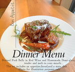 豚バラワイン煮込み（セットメニュー）