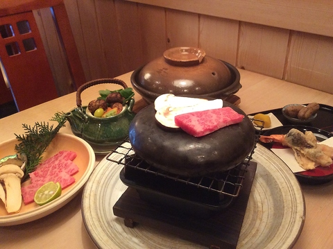 天竜松茸コース9月中旬より税込14500円　2名様より