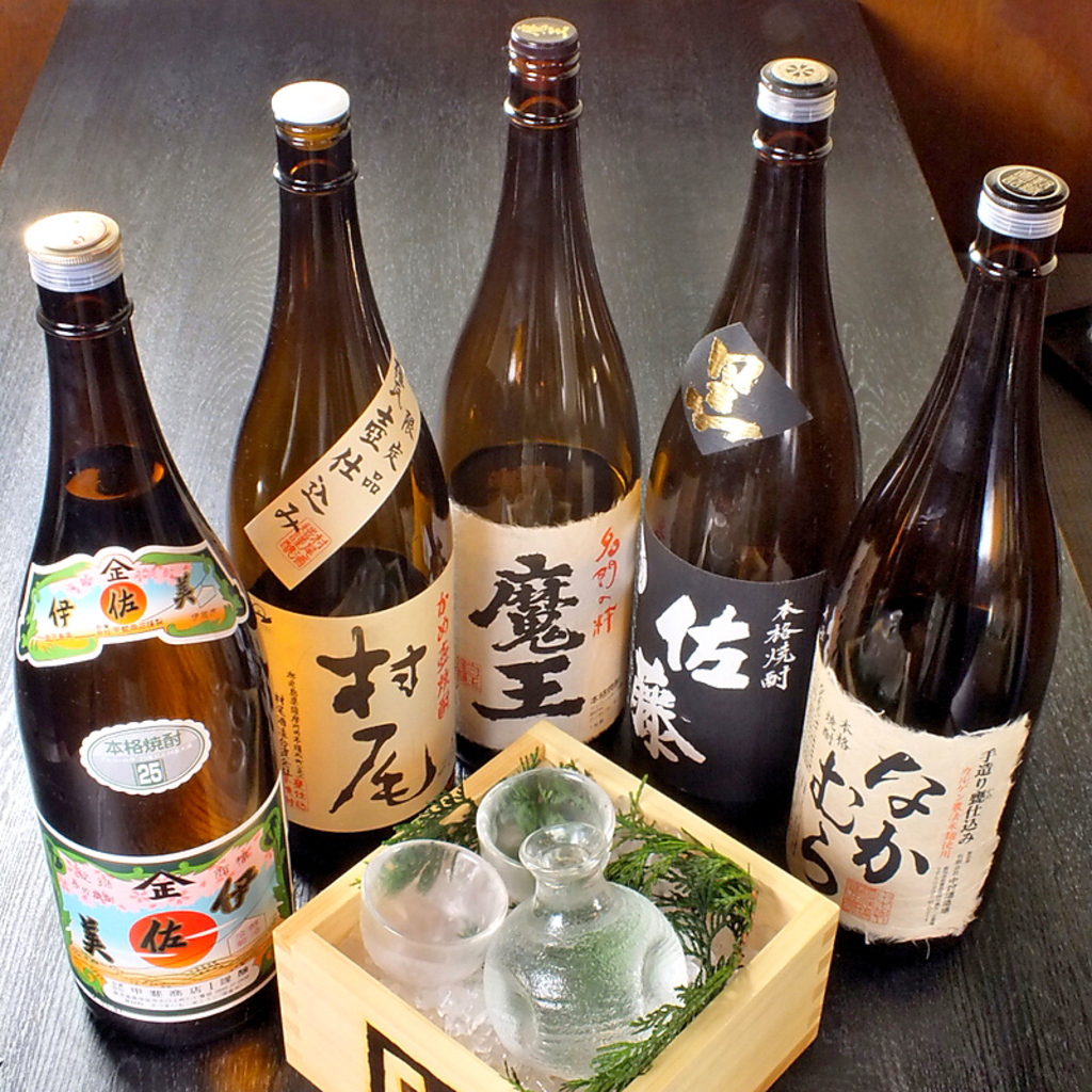 お料理によく合う自慢のお酒を数多く取り揃えました☆お気に入りを見つけてね♪