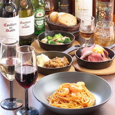 自家製ローストビーフ丼にパスタまで！選べるランチセットの写真