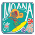 Moana cafe&grill モアナカフェ&グリルのロゴ