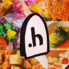 夜cafe hus ヒュースのロゴ