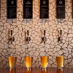 ６タップのクラフトビール