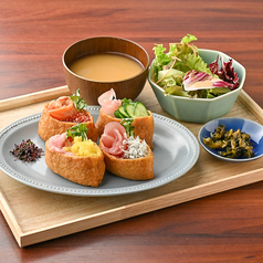 らいぜんの宝石稲荷寿司定食