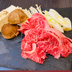 鉄板すき焼き