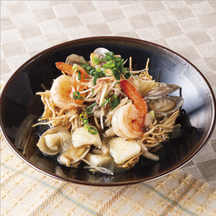 海鮮あんかけかた焼きそば