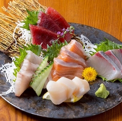 本日の鮮魚5点盛り