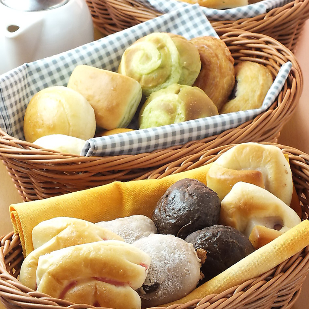 パン食べ放題ランチ1300円～♪おかわり自由で楽しめるパンはあっさりから甘い系など30種以上！
