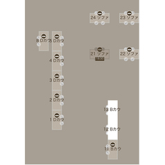 【店内レイアウト】1階のフロア見取り図です。