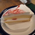 料理メニュー写真&nbsp;いちごクリームケーキ