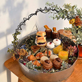 料理メニュー写真&nbsp;パンとエスプレッソと花束を アフタヌーンティーセット