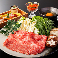 名駅 すき焼き 粋匠のコース写真