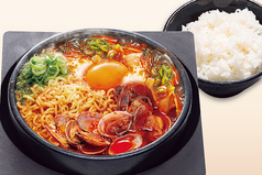 あさり辛ラーメン定食