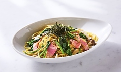 ほうれん草とベーコンのバター醤油