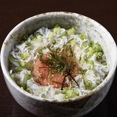 明太しらす丼