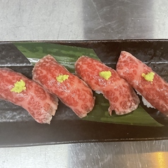黒毛和牛　炙り寿司
