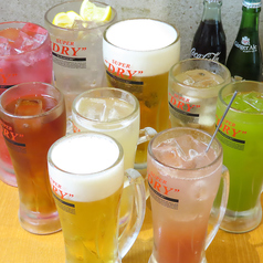 ドリンクのメニューも豊富にご用意してあります！！