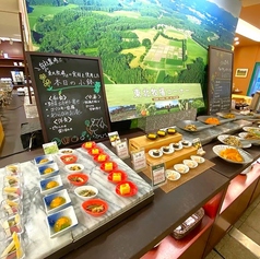 東北牧場の食材を使用した「東北牧場コーナー」