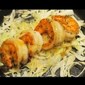 料理メニュー写真&nbsp;ぷりぷりエビの鉄板焼き