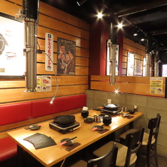 3～4人席でご利用いただけます。