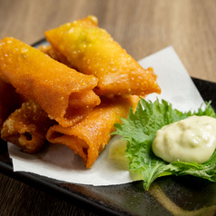 アボガドチーズの包み揚げ