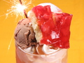 料理メニュー写真 ひゃくしょうジョッキパフェ