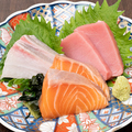 料理メニュー写真&nbsp;刺身3種盛り