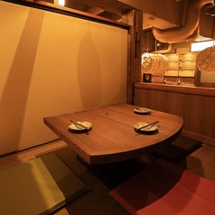 半個室となります。