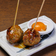 つくね 卵黄添え(二ケ)