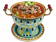 ラム肉の冒菜