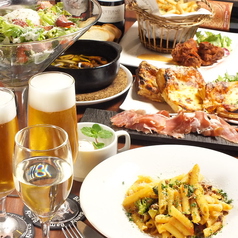 12月限定コース 生ハム盛り合わせ アヒージョなど全6品 飲み放題２h付 3500円 Cafe Dining バンビ Bambi 河原町三条 イタリアン フレンチ ホットペッパーグルメ