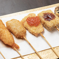 料理メニュー写真&nbsp;串揚げ盛り合わせ（六点）